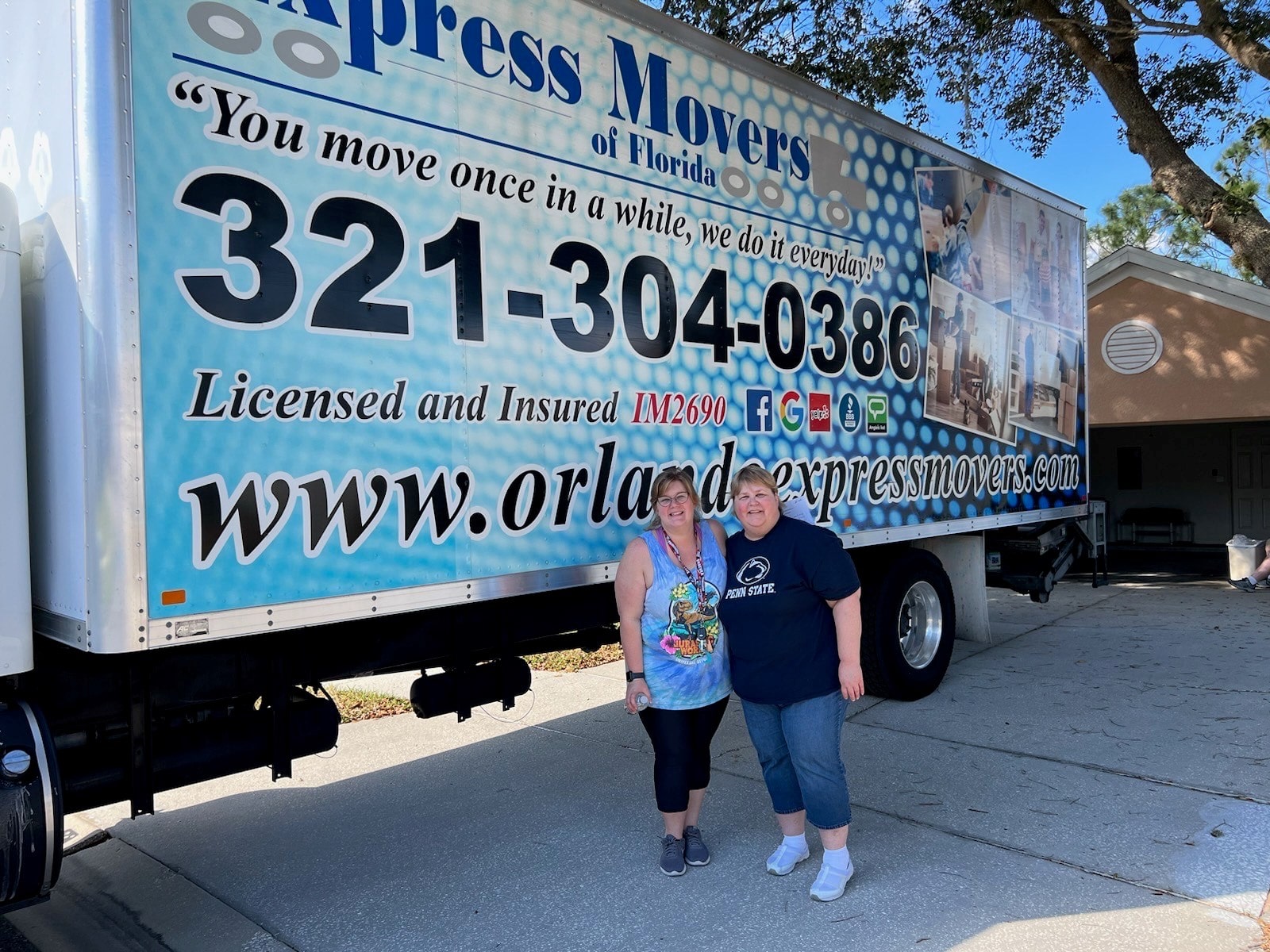 happy moving customers