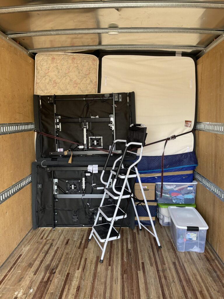 loaded for moving