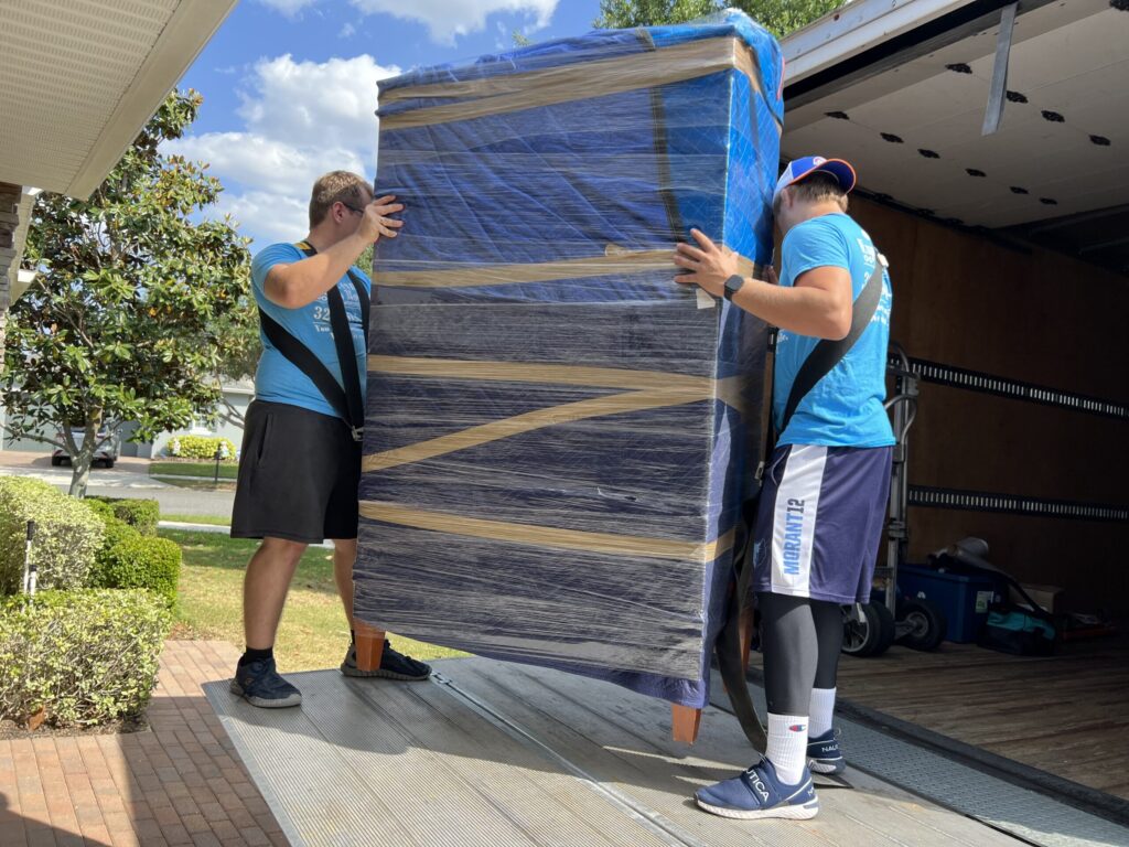 movers loading truck